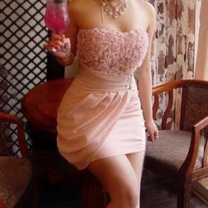 Pink Sexy Dress Bra